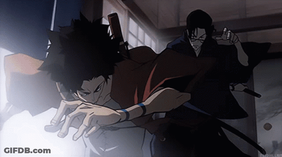 Samurai Champloo Mugen Intense Battle GIF