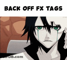 Samurai Holding Arm Saying Back Get Back GIF