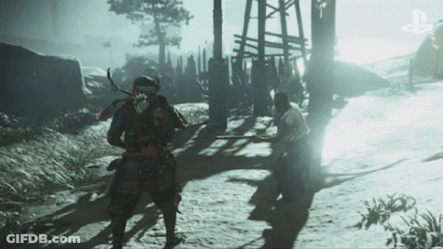 Samurai Opponent Slash GIF