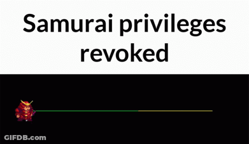 Samurai Privileges Revoked Rhythm Doctor GIF