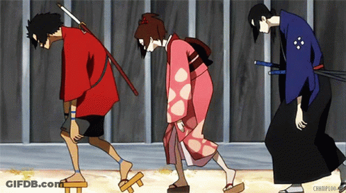 Samurai Saturday Poster GIF