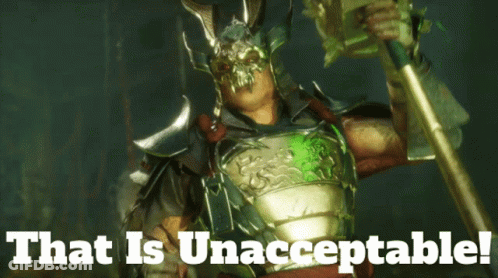 Samurai With Unacceptable Words GIF
