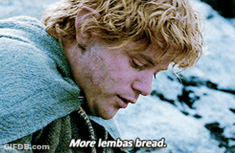 Samwise Gamgee More Lembas Bread GIF