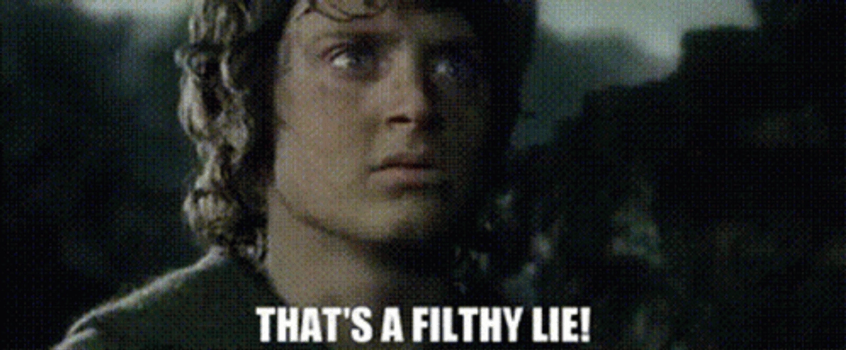 Samwise Gamgee Striking Gollum GIF