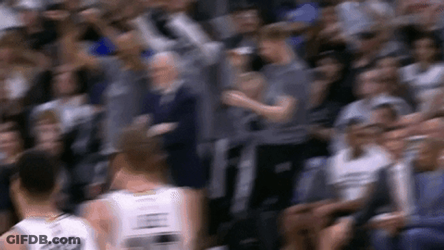 San Antonio Spurs Sideline Cheering GIF