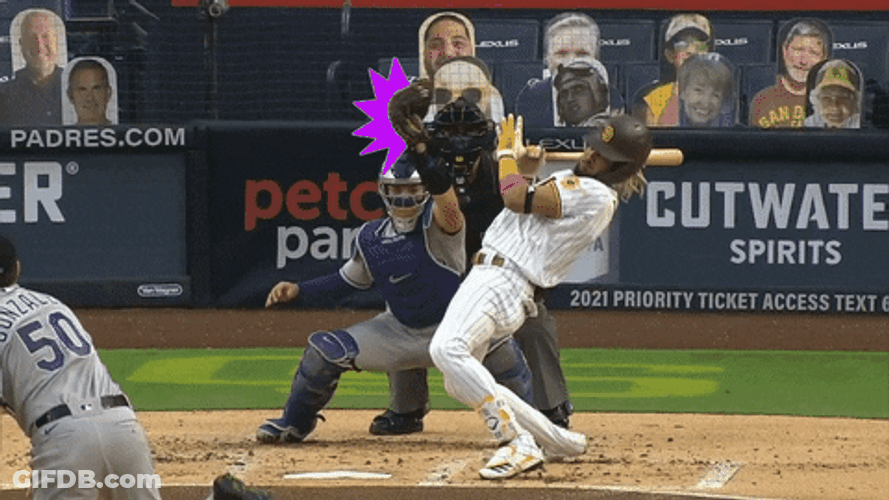 San Diego Padres Funny Backward Contortion GIF