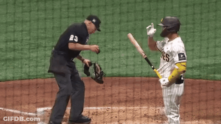 San Diego Padres Hats Off Salute GIF