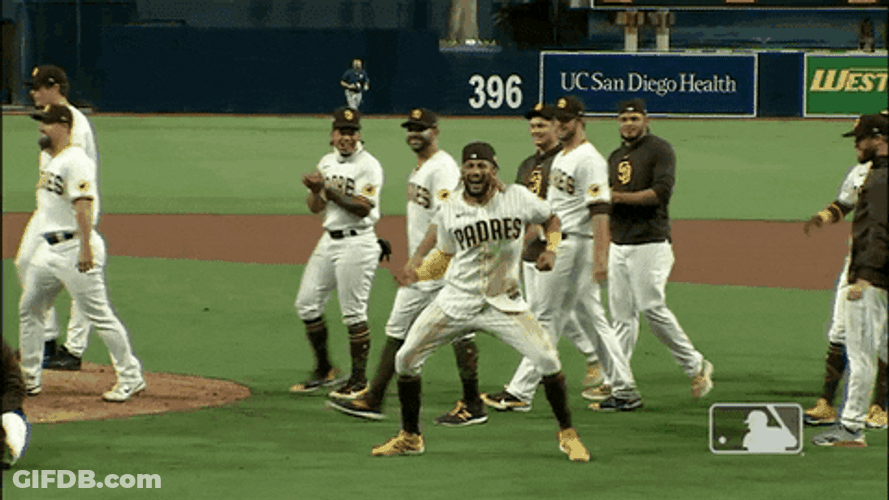 San Diego Padres Playful Dancing GIF