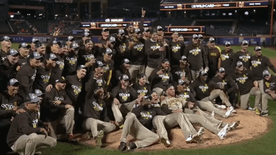 San Diego Padres Team Group Photo GIF