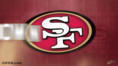 San Francisco 49Ers Logo Red Background GIF