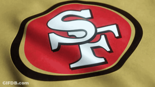 San Francisco 49Ers Logo Yellow Background GIF
