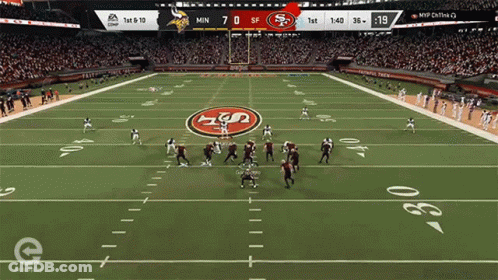 San Francisco 49Ers Vs Vikings Football Game GIF