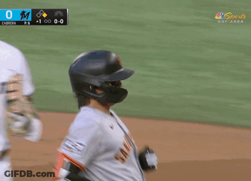 San Francisco Baseball Player Being Helped Off Field GIF
