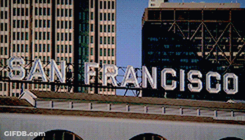 San Francisco Is Lit Sign GIF