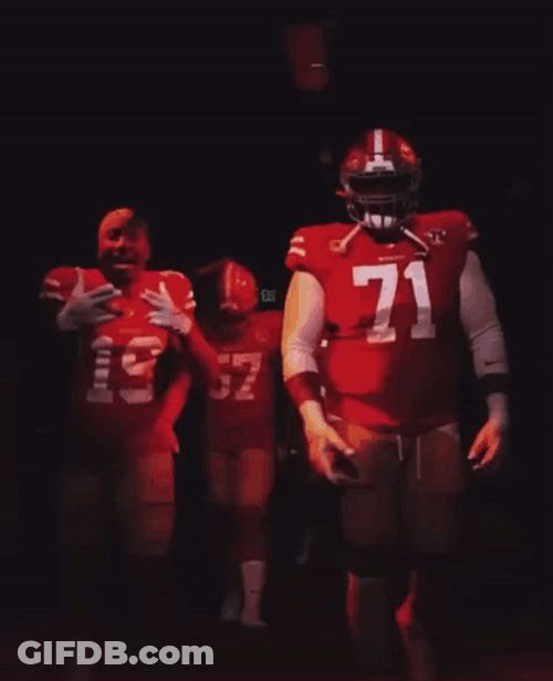 San Francisco Niners Coming In GIF