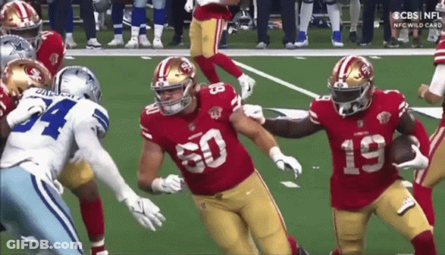 San Francisco Niners Flaming Game GIF