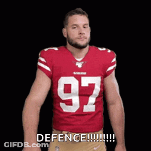 San Francisco Niners Nick Bosa Defense GIF