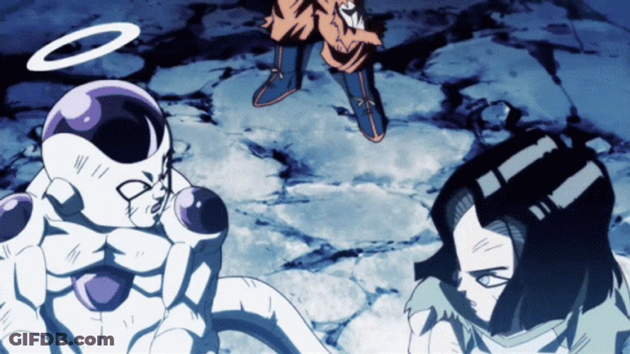 San Goku Concentrating For Spirit Bomb GIF