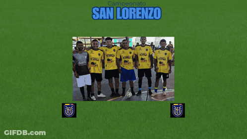 San Lorenzo Clasificados Soccer Players GIF