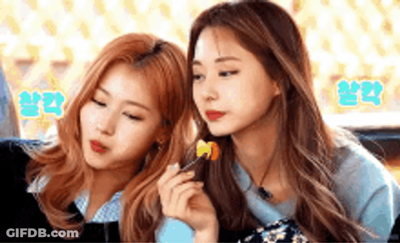 Sana And Tzuyu Cute Pose GIF