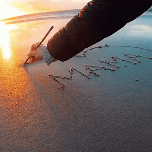 Sand Scribble Mama Heart GIF