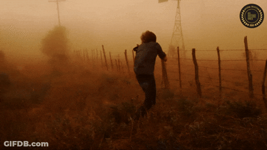 Sand Storm Blowing GIF