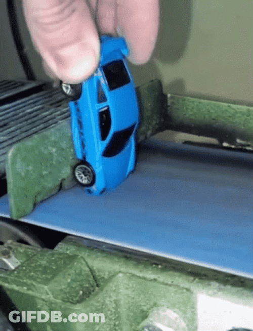 Sander The Blue Hot Wheels Car GIF