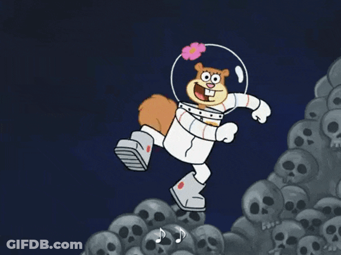 Sandy Cheeks Dancing GIF