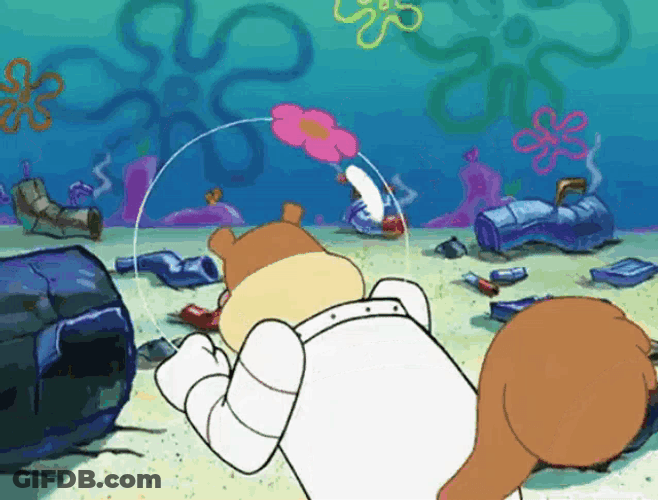 Sandy Cheeks Smile GIF