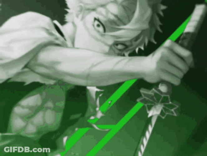Sanemi Gift Demon Slayer GIF