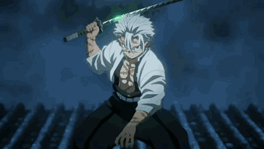 Sanemi Living Life In The Night GIF