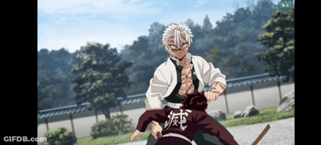 Sanemi Shinazugawa Trained Tanjiro GIF