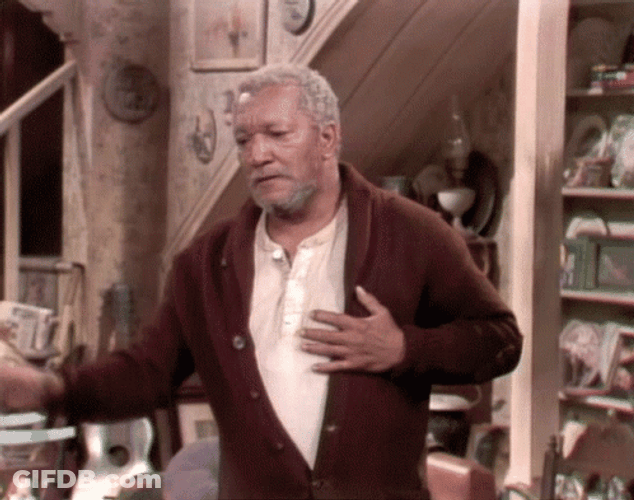 Sanford And Son Getting Upset GIF
