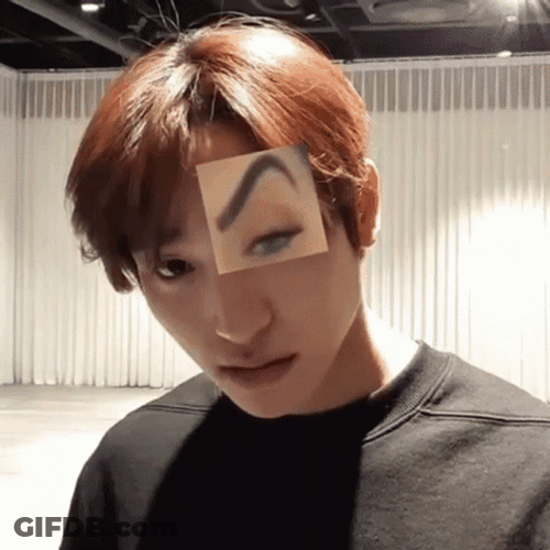Sangyeon Raised Eyebrow What Meme GIF