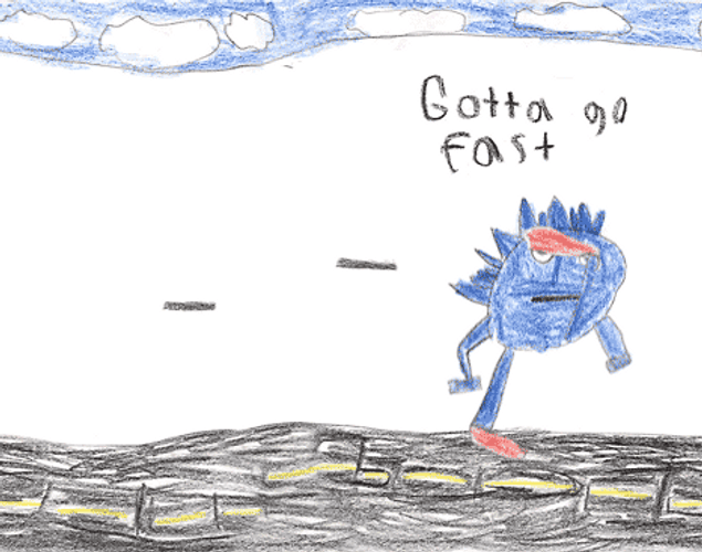 Sanic Gotta Go Fast GIF