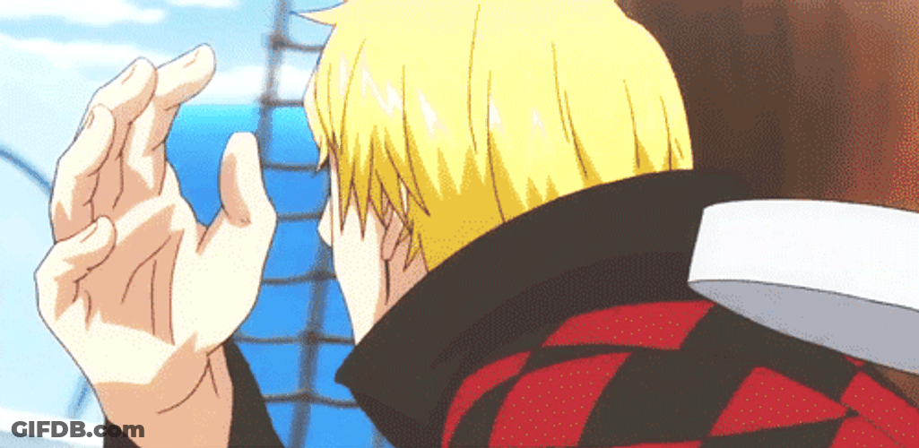 Sanji Passionately Serving Glass Of Drink GIF