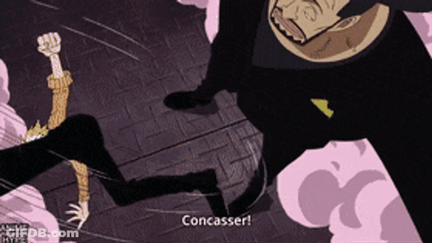 Sanji Using Concasser Technique GIF