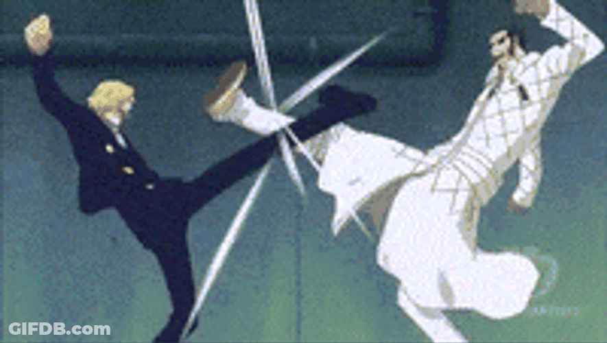 Sanji Vs Vergo In One Piece GIF