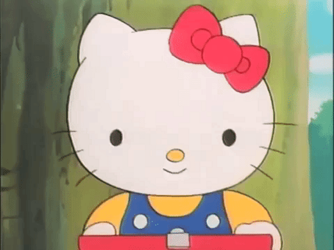Sanrio Hello Kitty Shocked GIF