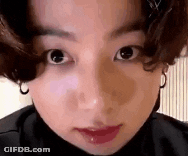 Sanriosope Kitty Jungkook Boba Eyes Jungkook GIF