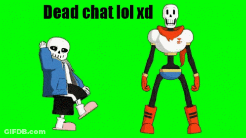 Sans And Papyrus Dancing On Green Screen GIF