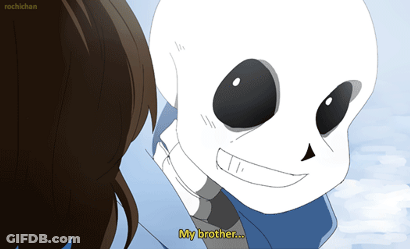 Sans Really Cool Brother Anime Art Style GIF