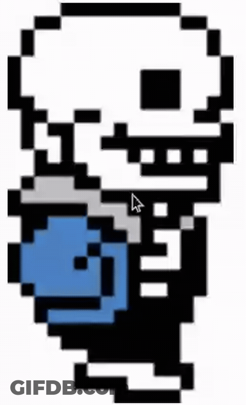 Sans Walking GIF