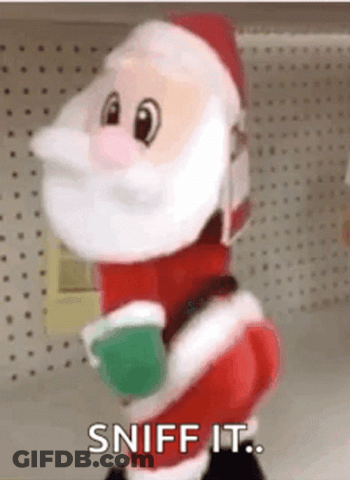 Santa Claus Animation Funny Twerk GIF