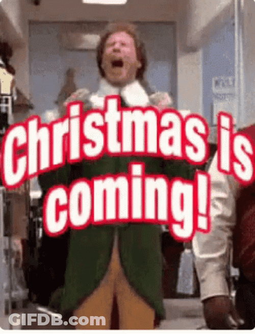 Santa Claus Elf Christmas Is Coming GIF