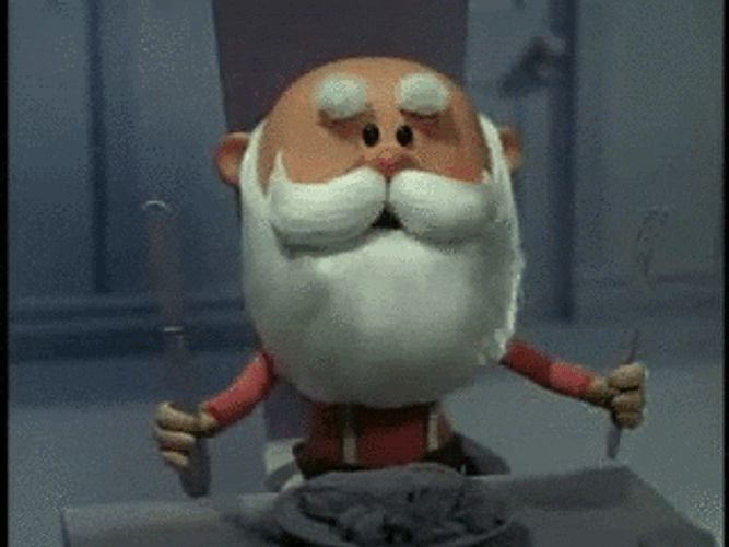 Santa Claus Hungry GIF