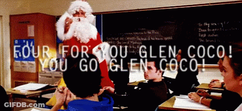 Santa Claus In Classroom GIF
