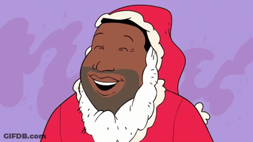 Santa Claus Laughing Animattion GIF