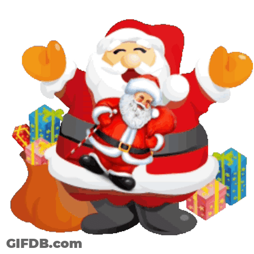 Santa Claus Loop Noel GIF