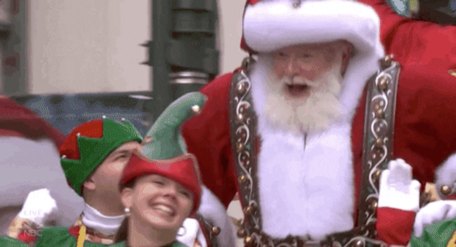 Santa Claus Macys Parade GIF